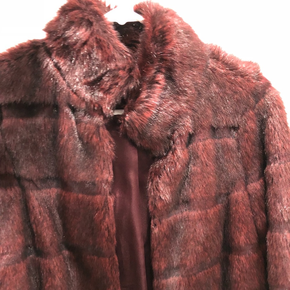 Faux fur jacket